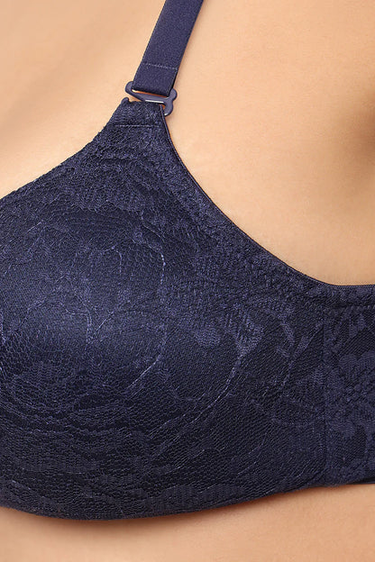 Amante  Floral Romance Non Wired Lightly Padded Non-Wired Full Coverage Bra-10306