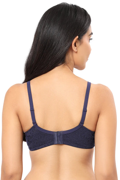 Amante  Floral Romance Non Wired Lightly Padded Non-Wired Full Coverage Bra-10306