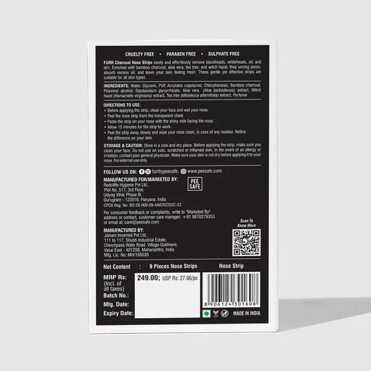 Furr Bamboo Charcoal Nose Strips