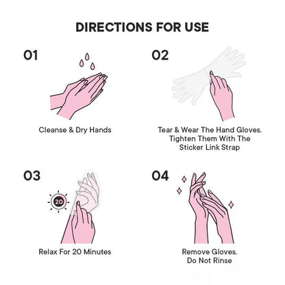 Quench Nourishing Hand Mask with Mon Cherry Radiance