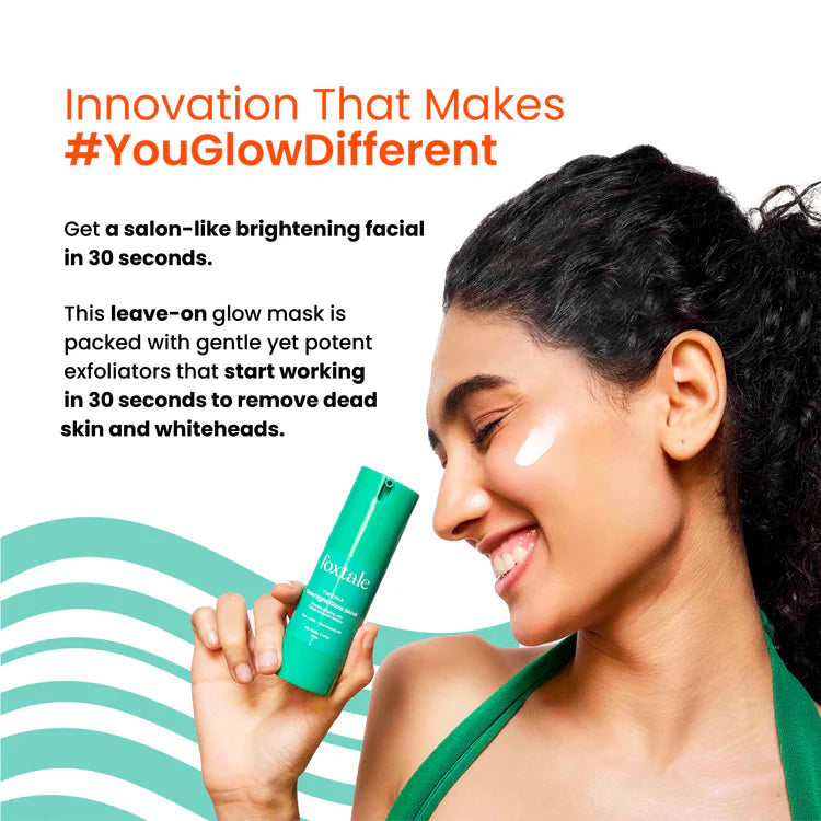 Foxtale Overnight Glow Mask For a salon-like brightening facial overnight | 30ml