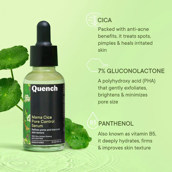 Quench Pore Control Serum with Cica Herb Repair - 30 ML