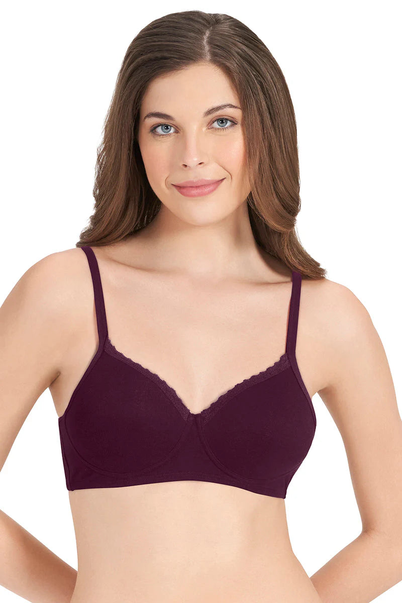 Amante  Cotton Casual Padded Non-wired T-shirt Bra