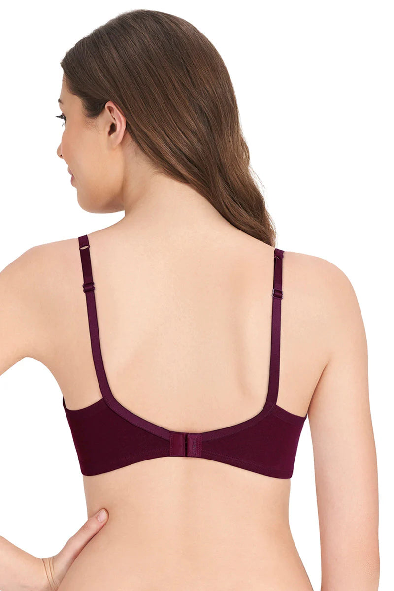 Amante  Cotton Casual Padded Non-wired T-shirt Bra