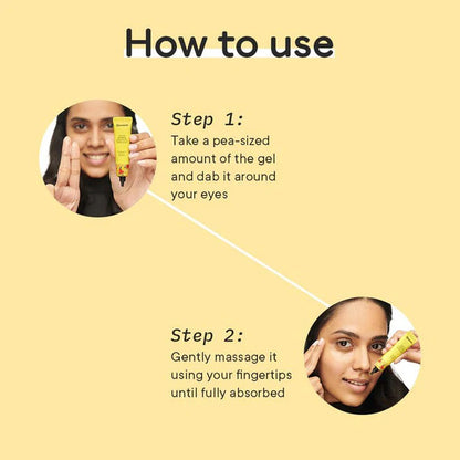 Quench Revitalizing Under Eye Gel with Yuzu Vitamin C - 15 ML