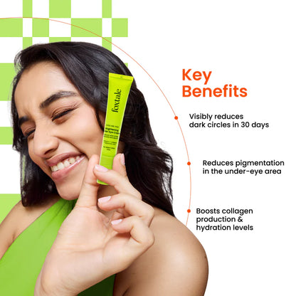 Foxtale Brightening Under Eye Cream A dark circle reducing eye cream that works like a under eye filler | 20 ml