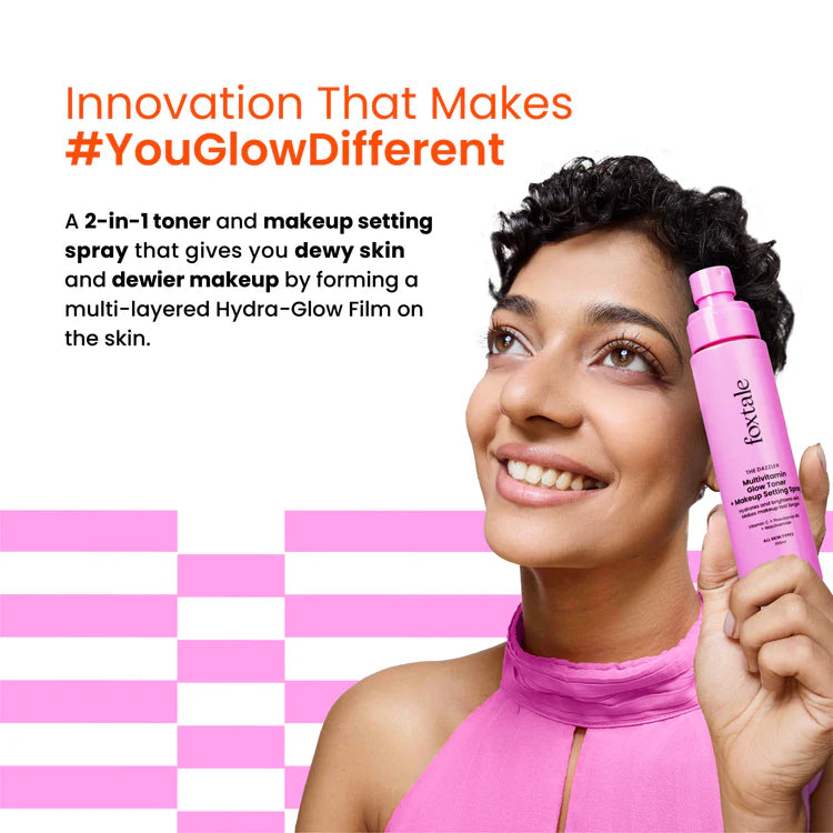 Foxtale Glow Toner + Makeup Setting Spray