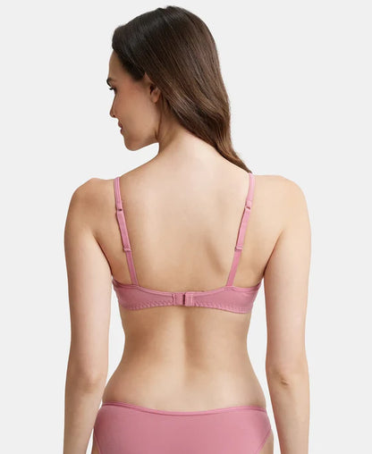 Jockey SS12 Women's Wirefree Non Padded Super Combed Cotton Elastane Stretch Full Coverage Beginners Bra with Adjustable Straps