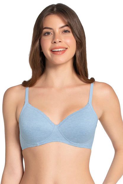 Amante  Cotton Casual Padded Non-wired T-shirt Bra