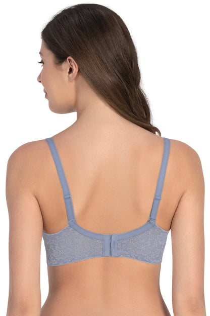 Amante  Floral Romance Non Wired Lightly Padded Non-Wired Full Coverage Bra-10306