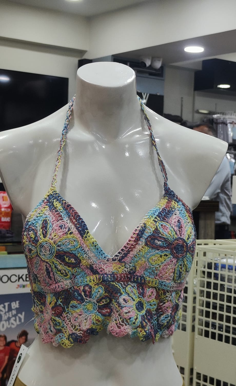 Crochet Bralette Knit Bra