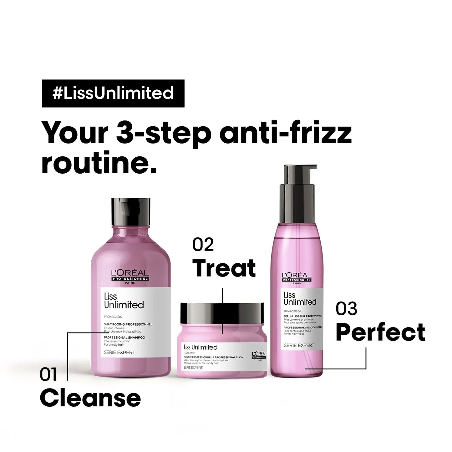 L'Oreal Professionnel Serie Expert Liss Unlimited Hair Mask (250ml)