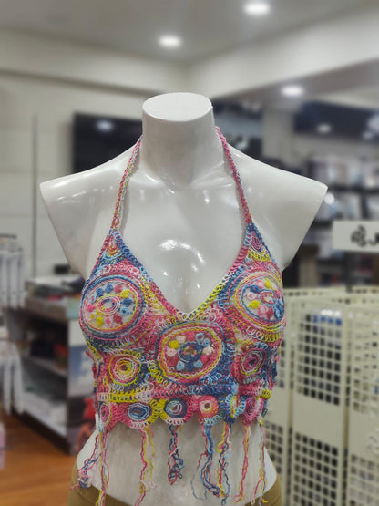 Crochet Bralette Knit Bra