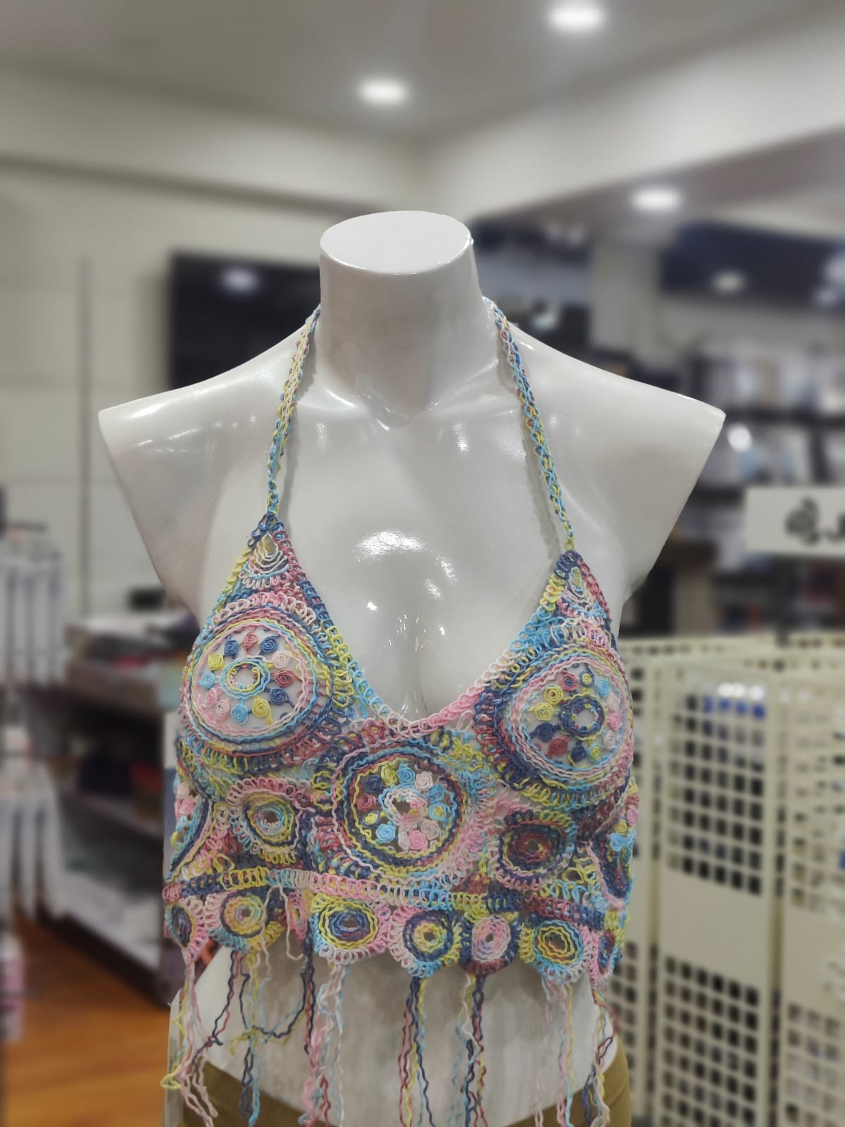 Crochet Bralette Knit Bra