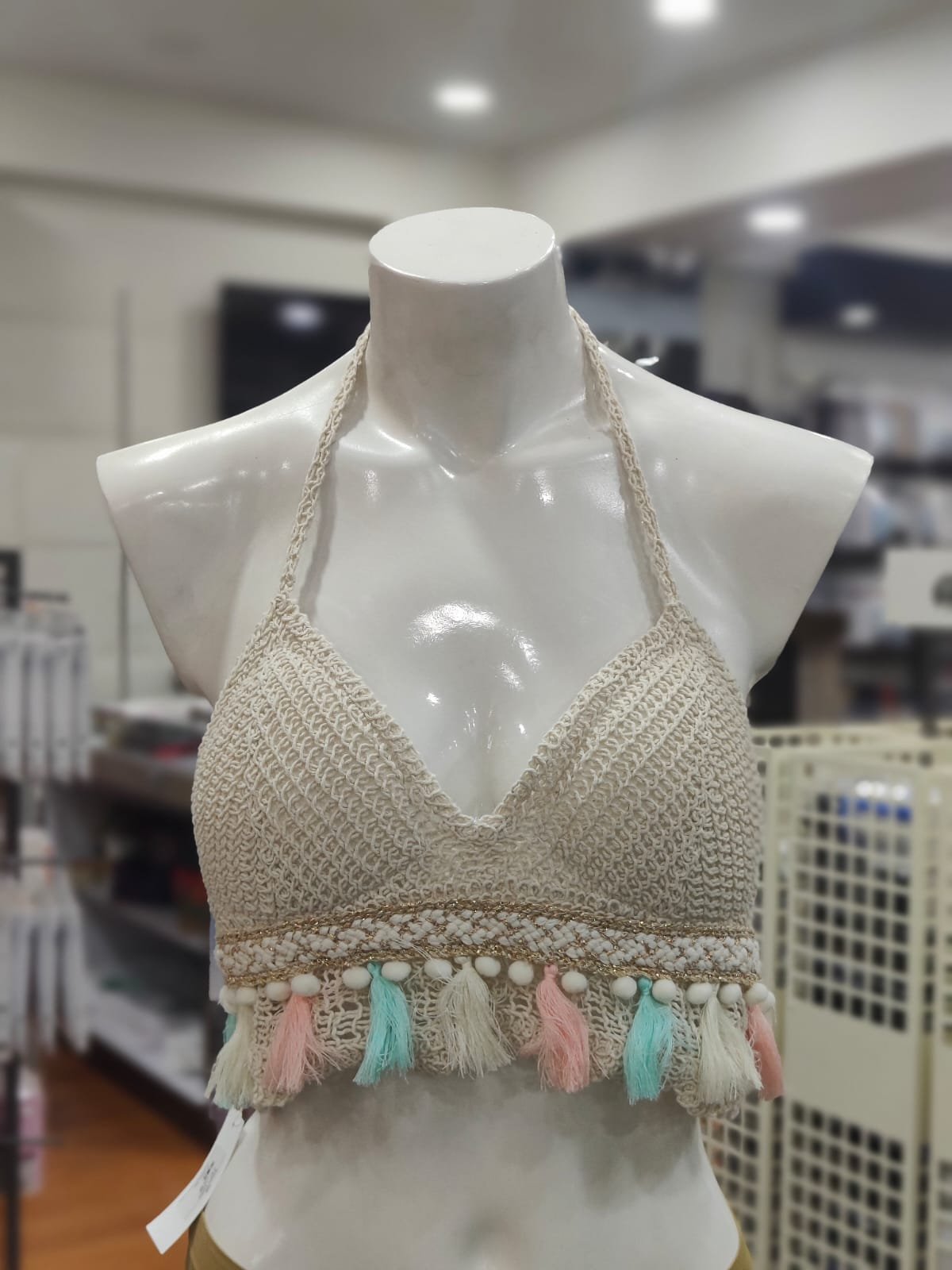 Crochet Bralette Knit Bra