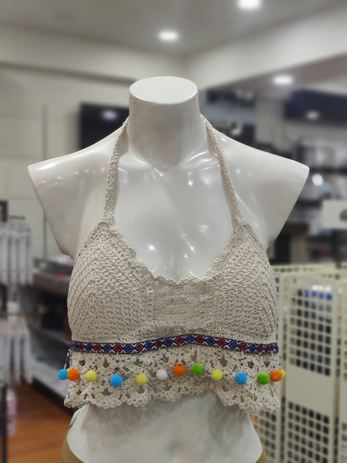 Crochet Bralette Knit Bra
