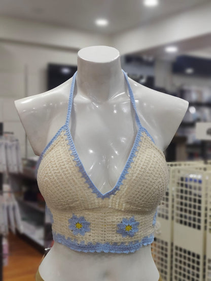 Crochet Bralette Knit Bra