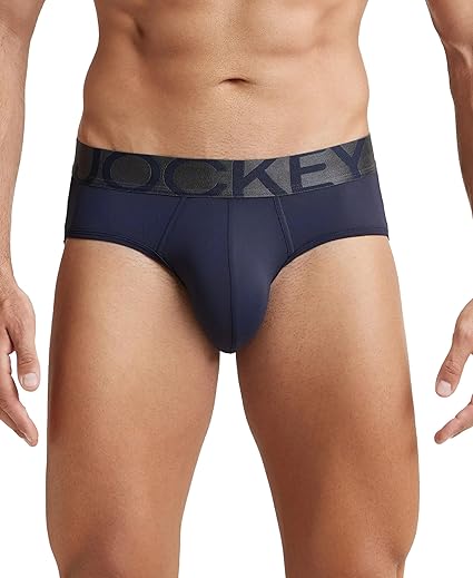 Jockey IC27 Men's Tactel Microfiber Elastane Stretch Solid Brief with Moisture Move Treatment