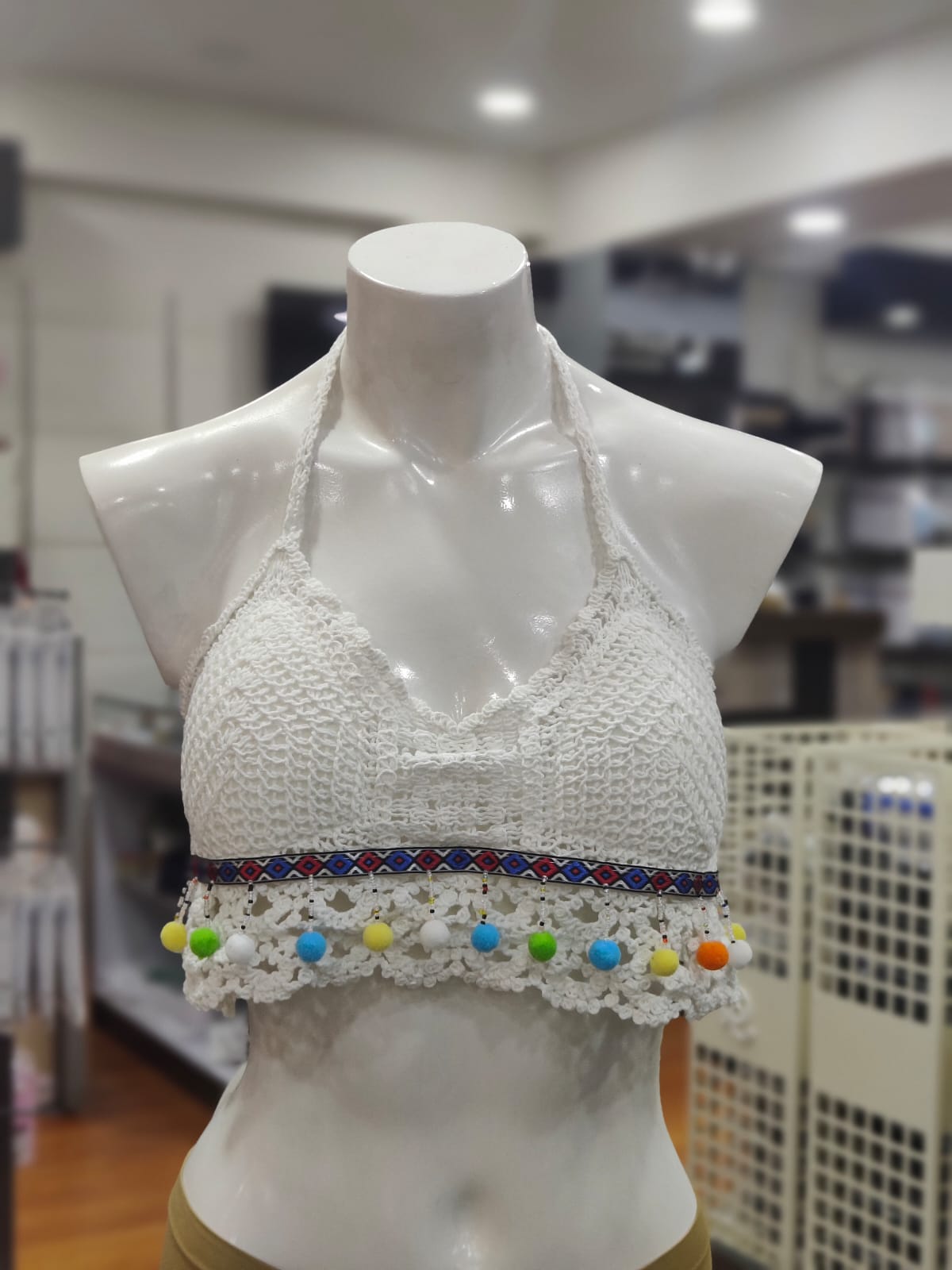 Crochet Bralette Knit Bra